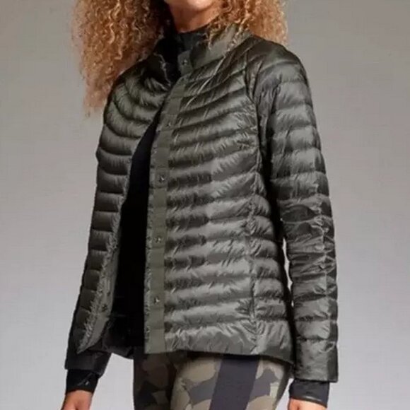 Athleta TALL Downkind Packable Goose Down Puffer Jacket - Picture 3 of 11
